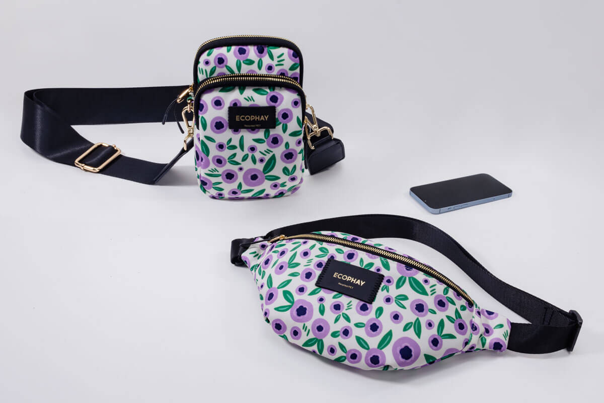 Existing Ecophay Floral Lilac crossbody construction composite