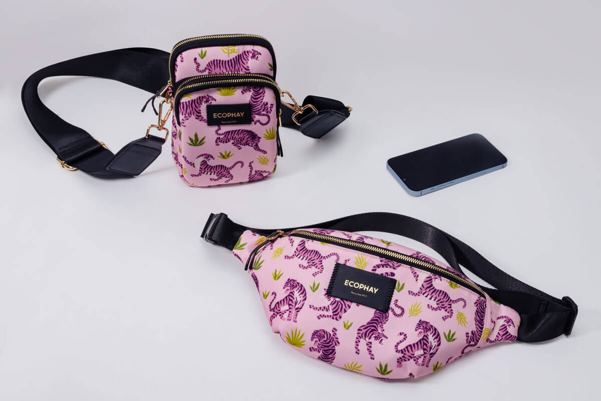 Existing Ecophay Pink Tiger crossbody construction composite