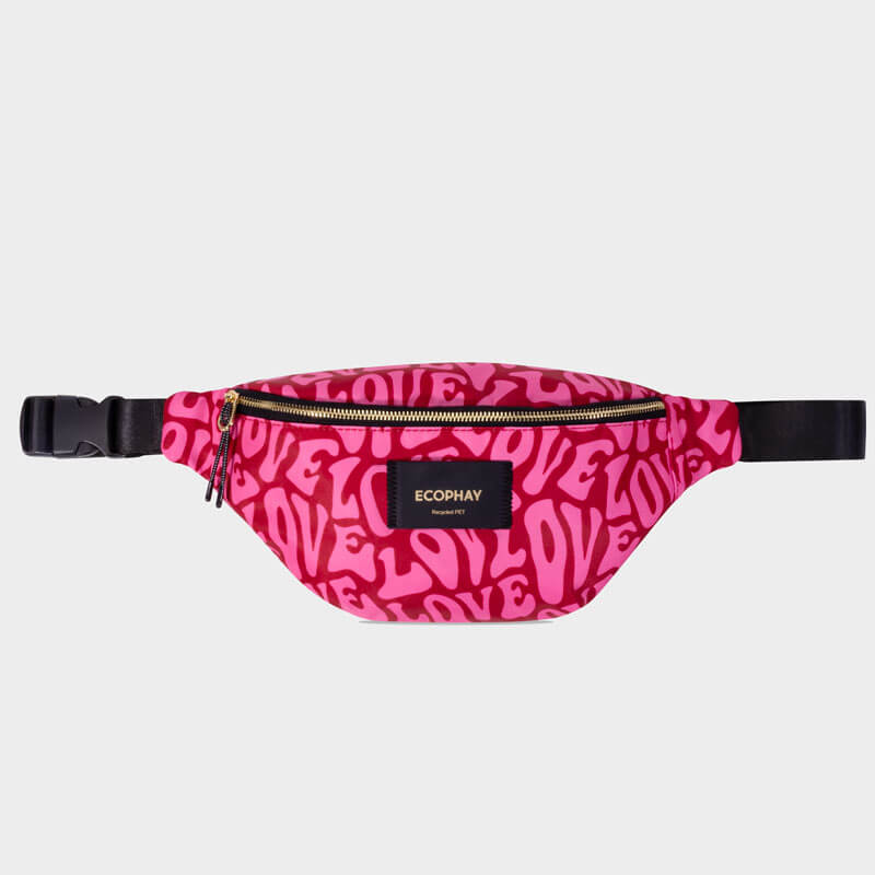 Existing Ecophay Waist Bag Red Heart ECB001