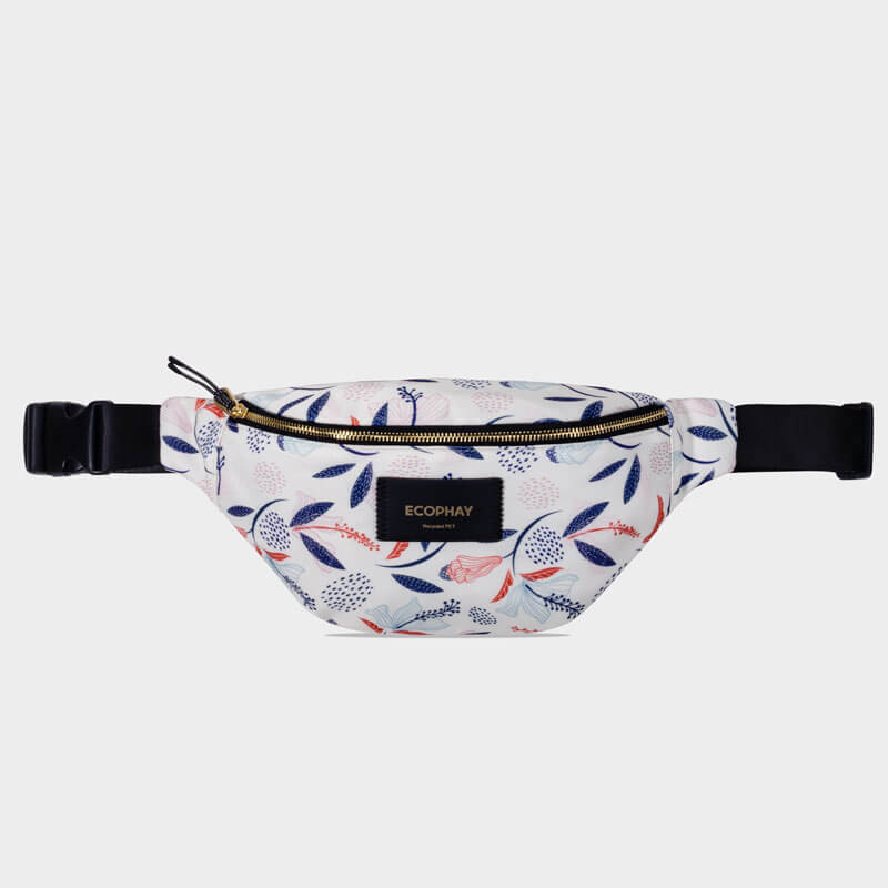 Existing Ecophay Waist Bag Floral Blue ECB004