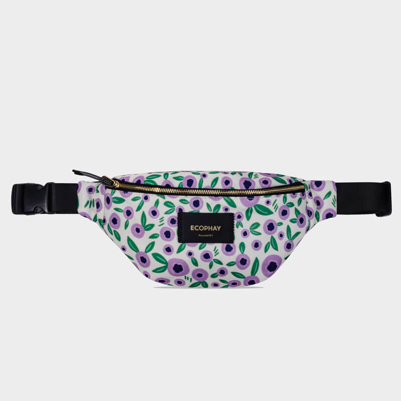 Existing Ecophay Waist Bag Floral Lilac ECB005