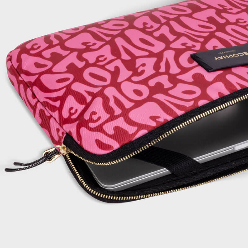 Existing Ecophay laptop sleeve EOB001 construction view