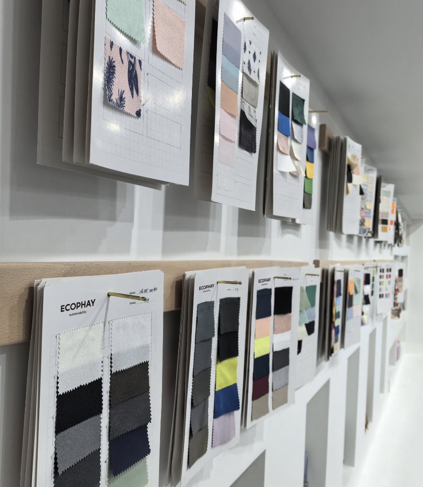 Ecophay fabric colour development boards