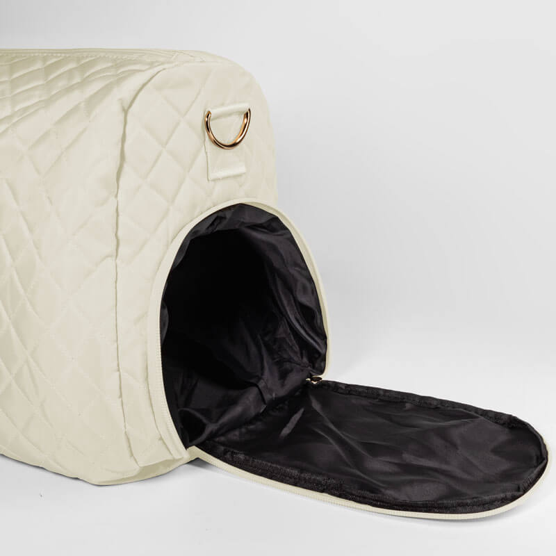 EDB010 existing quilted duffle construction detail
