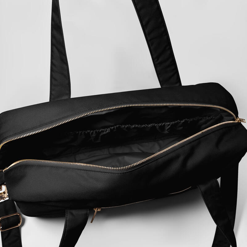 Existing Ecophay Weekend Duffle Bag Black lining view