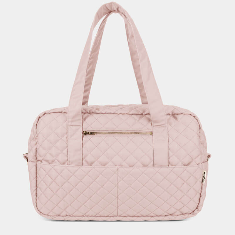 Existing Ecophay quilted weekend duffle pink alternate view